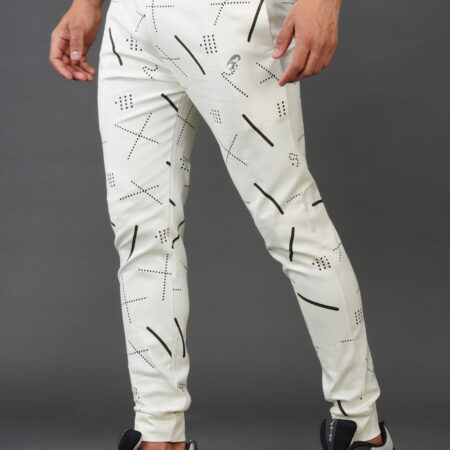 THE SS TRAINING JOGGERS - OFF WHITE
