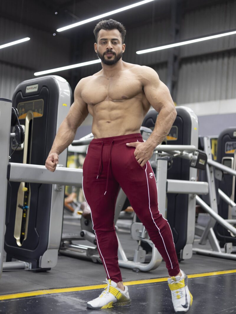 APEX ROMA JOGGERS - MAROON - Image 6